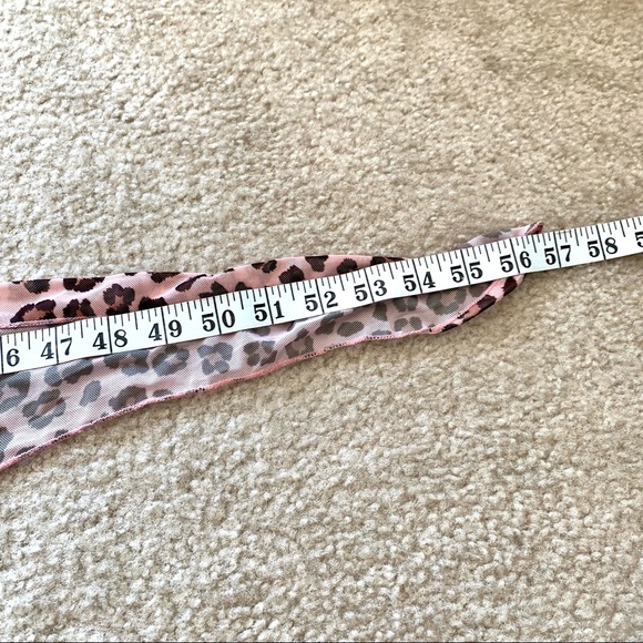 SHEIN Pink Leopard Print Bikini Sarong Set—SZ. Sm - Picture 12 of 13